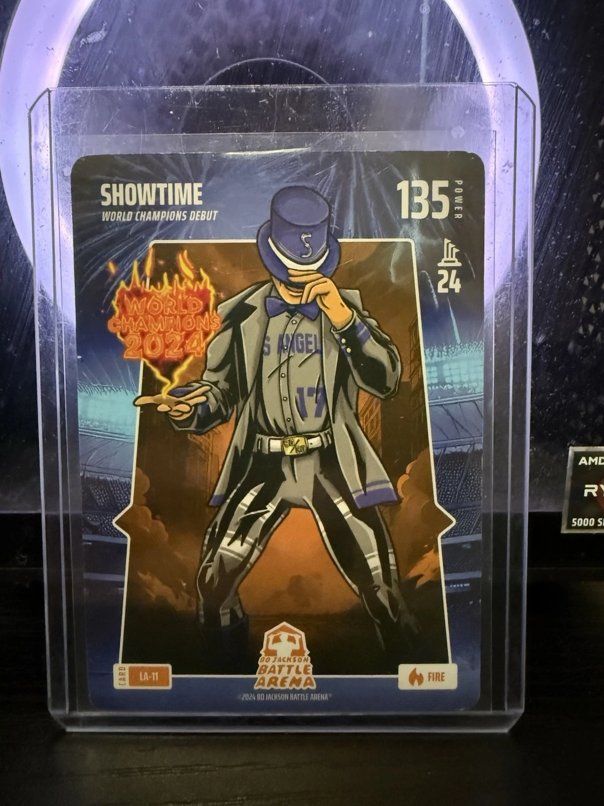 Bo Jackson Battle Arena Showtime World Champions Debut Fire #LA-11 